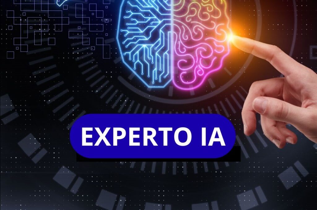 Post para Instagram Inteligencia artificial Futurista Negro - 1