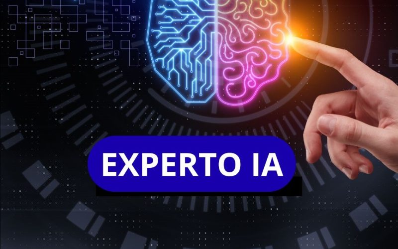 Post para Instagram Inteligencia artificial Futurista Negro - 1